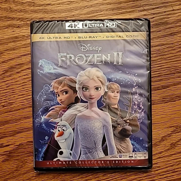 NWT New sealed Frozen 2 ultra 4k, Blu-Ray, and digital copies Disney LOT B7 - Picture 3 of 4